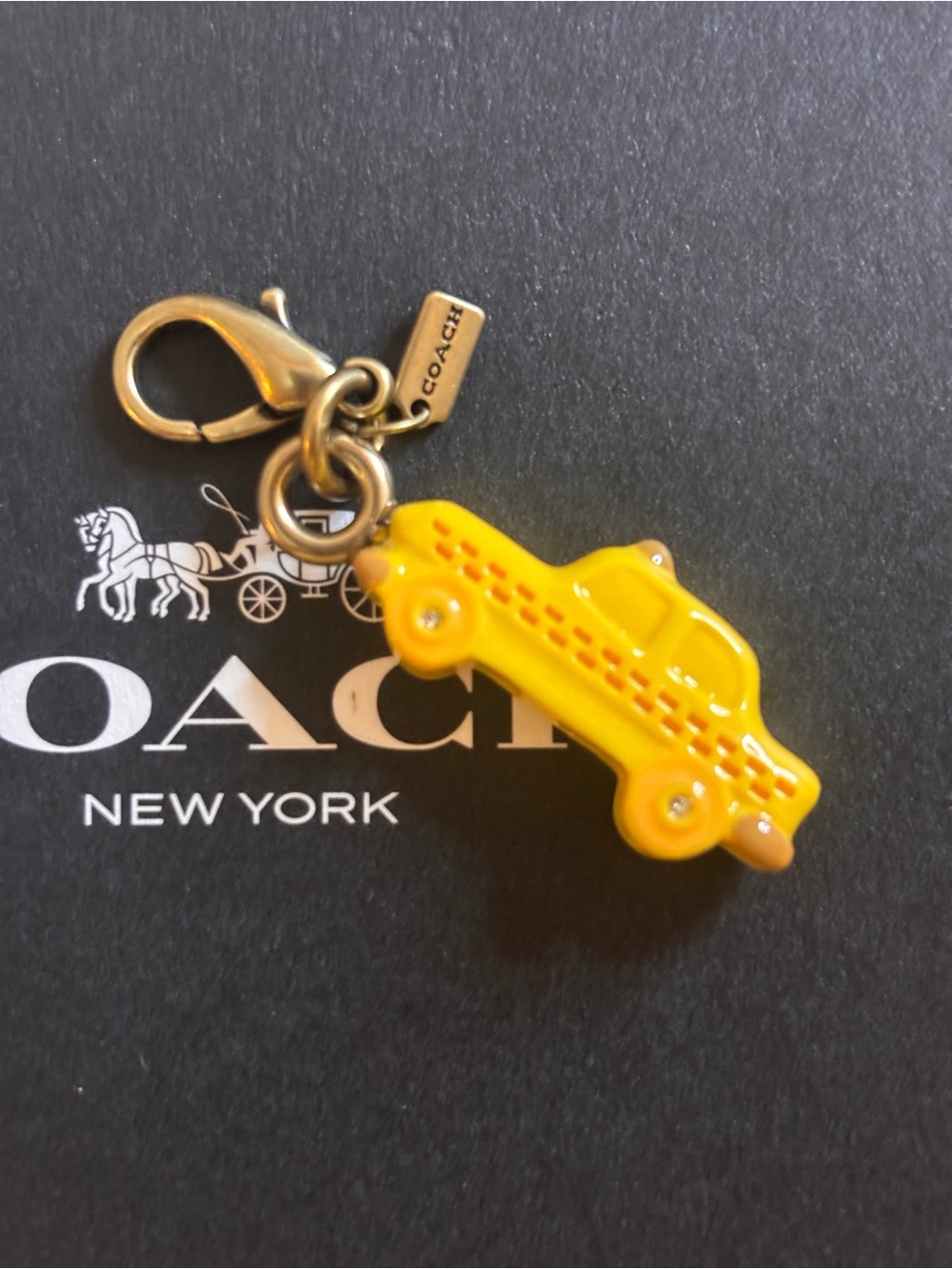 Coach Yellow Taxi DIY Charm